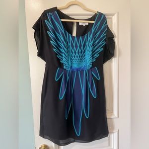 TIBI black printed dress size 12